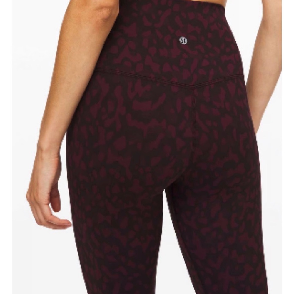 Lululemon Athletica Align Pant 28" Formation Camo Dark Adobe Multi